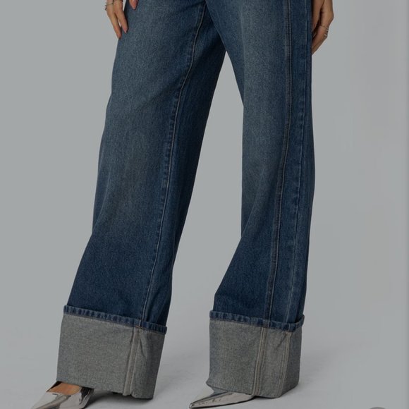 Vesper Cuffed Low Rise Jeans - NEW WITH TAGS - Picture 2 of 6